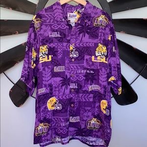 LSU Tigers Scenic Hawaiian Shirt